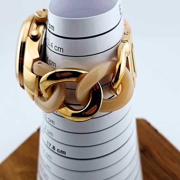 Michael Kors Runway Women's Rose Gold Twist Watch Crystal Multidial Chunky Glam - Picture 6 of 7